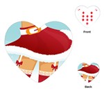 Sexy Mrs Santa Claus Playing Cards (Heart)