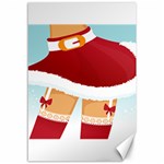 Sexy Mrs Santa Claus Canvas 12  x 18 