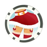 Sexy Mrs Santa Claus Poker Chip Card Guard (10 pack)