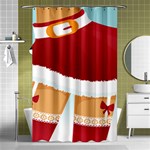 Sexy Mrs Santa Claus Shower Curtain 48  x 72  (Small)