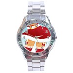 Sexy Mrs Santa Claus Stainless Steel Analogue Watch