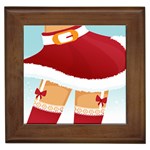 Sexy Mrs Santa Claus Framed Tile