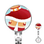 Sexy Mrs Santa Claus Stainless Steel Nurses Watch