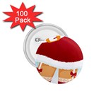 Sexy Mrs Santa Claus 1.75  Button (100 pack) 