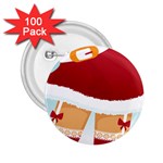 Sexy Mrs Santa Claus 2.25  Button (100 pack)