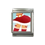 Sexy Mrs Santa Claus Italian Charm (13mm)