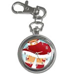 Sexy Mrs Santa Claus Key Chain Watch