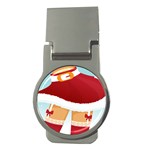 Sexy Mrs Santa Claus Money Clip (Round)