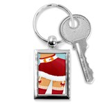 Sexy Mrs Santa Claus Key Chain (Rectangle)