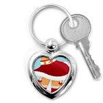 Sexy Mrs Santa Claus Key Chain (Heart)