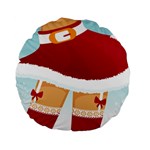 Sexy Mrs Santa Claus Standard 15  Premium Flano Round Cushion 