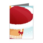 Sexy Mrs Santa Claus Mini Greeting Card