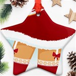 Sexy Mrs Santa Claus Star Ornament (Two Sides)