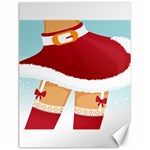 Sexy Mrs Santa Claus Canvas 12  x 16 