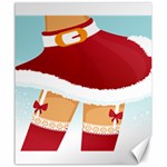 Sexy Mrs Santa Claus Canvas 20  x 24 