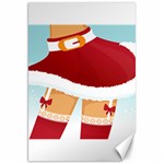 Sexy Mrs Santa Claus Canvas 20  x 30 