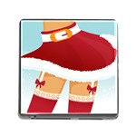 Sexy Mrs Santa Claus Memory Card Reader (Square)