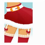 Sexy Mrs Santa Claus Large Garden Flag (Two Sides)