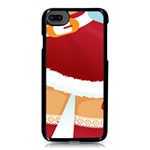 Sexy Mrs Santa Claus Apple iPhone 8 Seamless Case (Black)