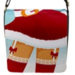 Sexy Mrs Santa Claus Flap Closure Messenger Bag (S)