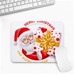 Santa Claus Happy New Year Small Mousepad