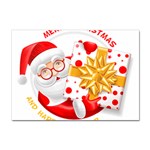 Santa Claus Happy New Year Sticker A4 (100 pack)