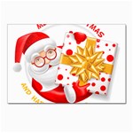 Santa Claus Happy New Year Postcard 4 x 6  (Pkg of 10)