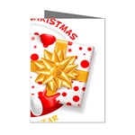 Santa Claus Happy New Year Mini Greeting Cards (Pkg of 8)