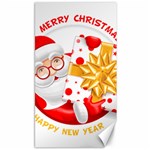 Santa Claus Happy New Year Canvas 40  x 72 