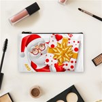 Santa Claus Happy New Year Cosmetic Bag (Small)