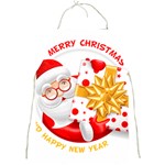 Santa Claus Happy New Year Full Print Apron