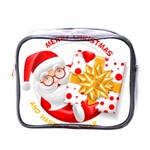 Santa Claus Happy New Year Mini Toiletries Bag (One Side)