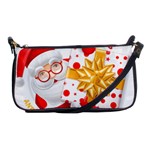 Santa Claus Happy New Year Shoulder Clutch Bag