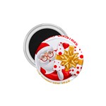 Santa Claus Happy New Year 1.75  Magnet