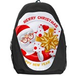 Santa Claus Happy New Year Backpack Bag