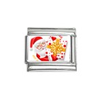 Santa Claus Happy New Year Italian Charm (9mm)