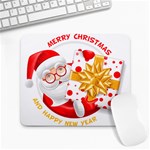 Santa Claus Happy New Year Large Mousepad