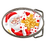 Santa Claus Happy New Year Belt Buckle