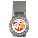 Santa Claus Happy New Year Money Clip (CZ)