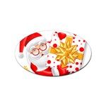 Santa Claus Happy New Year Sticker (Oval)