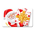 Santa Claus Happy New Year Magnet (Rectangular)