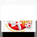 Santa Claus Happy New Year Jigsaw Puzzle (Rectangular)