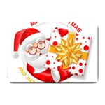 Santa Claus Happy New Year Small Doormat