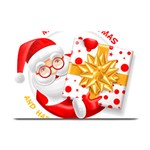 Santa Claus Happy New Year Plate Mat