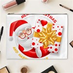 Santa Claus Happy New Year Cosmetic Bag (XL)