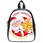 Santa Claus Happy New Year School Bag (Small)