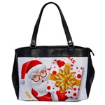 Santa Claus Happy New Year Oversize Office Handbag