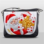 Santa Claus Happy New Year Messenger Bag