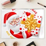 Santa Claus Happy New Year Cosmetic Bag (XXL)