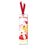 Santa Claus Happy New Year Small Book Mark